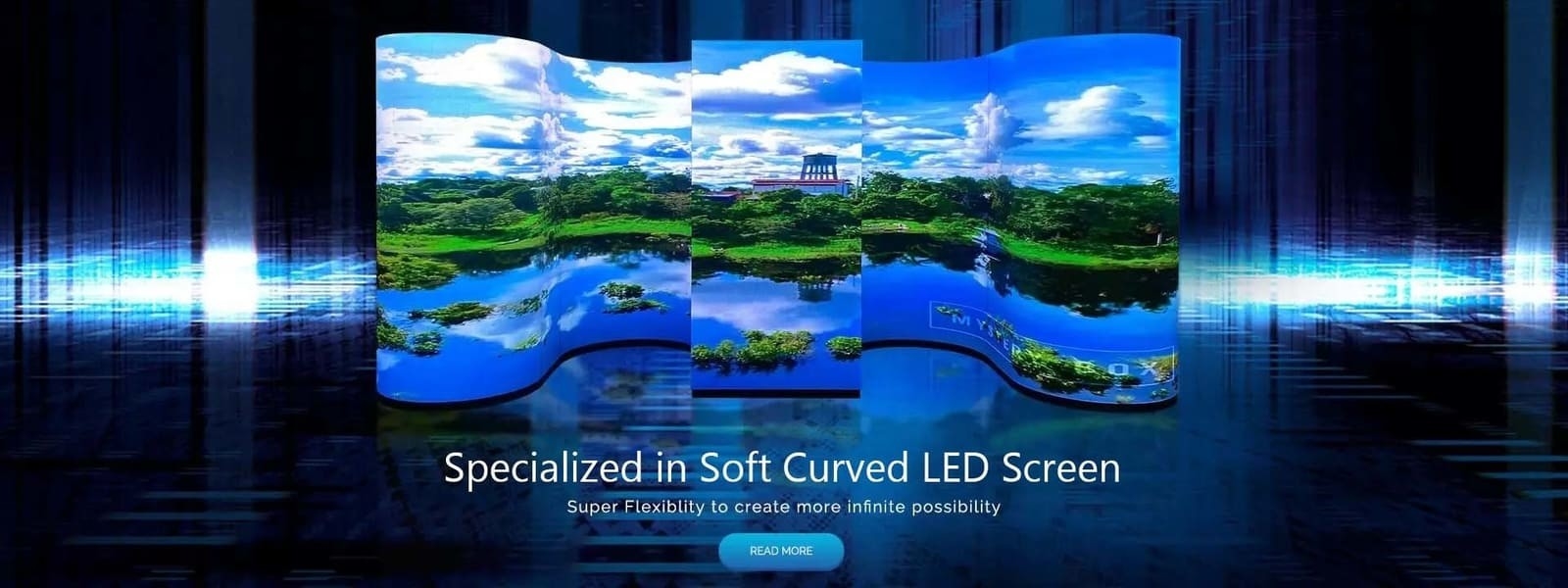 Zewnętrzny ekran wyświetlacza LED